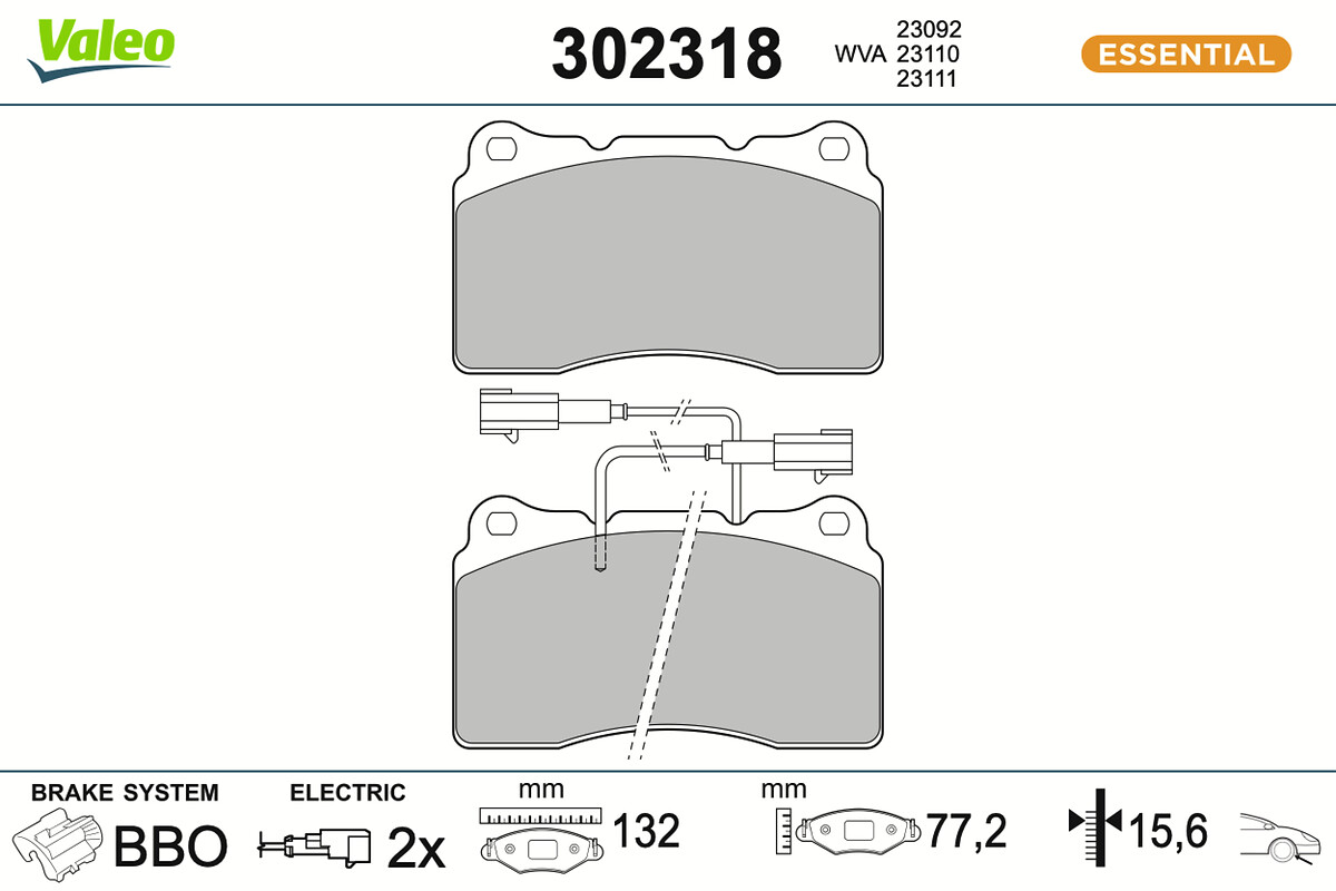 BRAKE PADS FIRST ALFA GIULIETTA 02.16